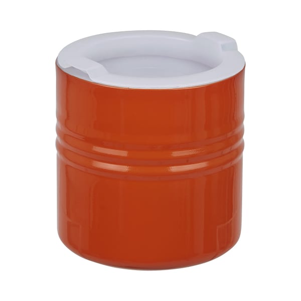 Bon Chef Cold Wave Salad Dressing Cont &Stacking Cover 5 1/8" Dia X 5" H 28 Oz 9315ORANGE - main